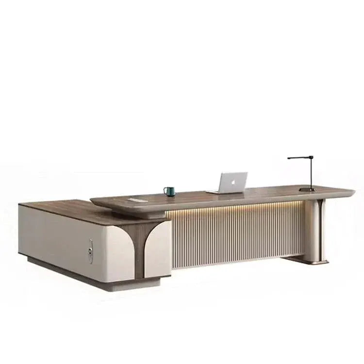 Dion · Modern L-Shaped Executive Desk by Arc Grove