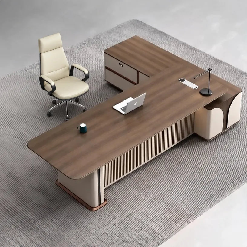 Dion · Modern L-Shaped Executive Desk, photo 7 of 13