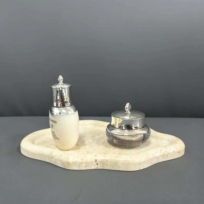 Display Tray - Cloud Marble Small by House Of Avana