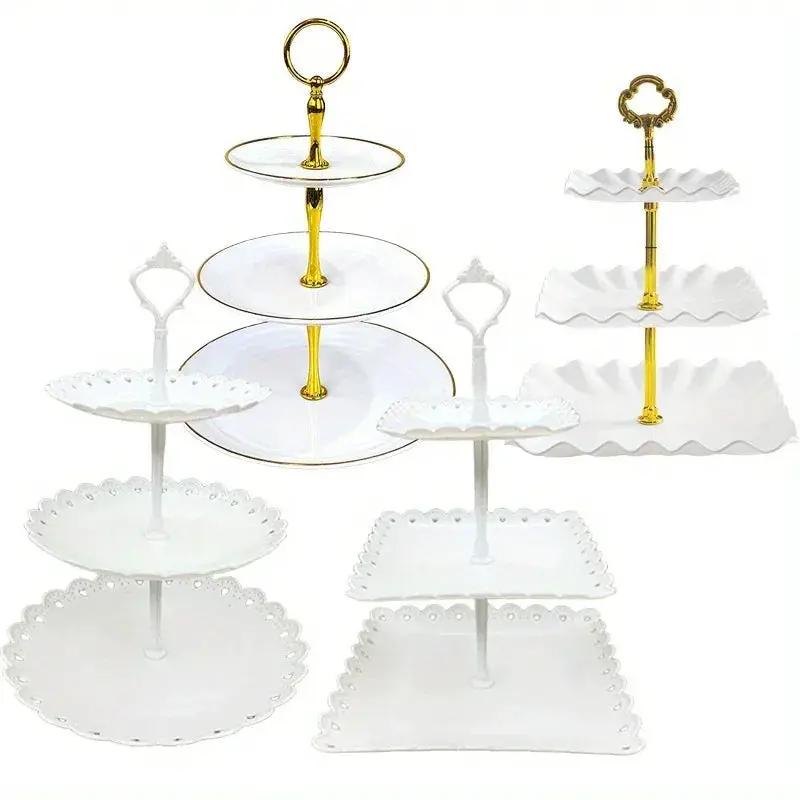 Display Tray - Multi-Layer Plastic Wave Edge by House Of Avana