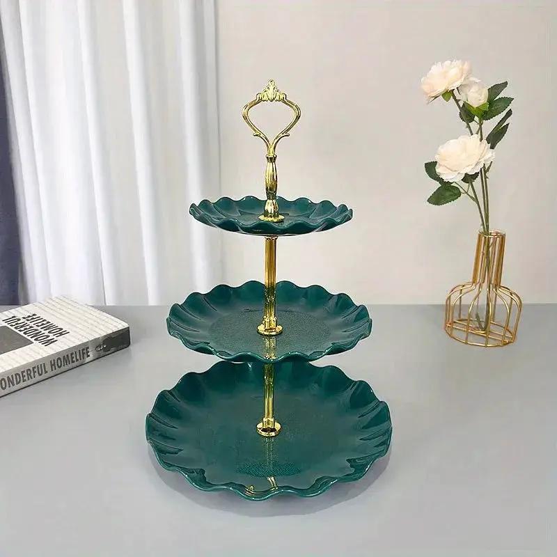 Display Tray - Multi-Layer Plastic Wave Edge by House Of Avana