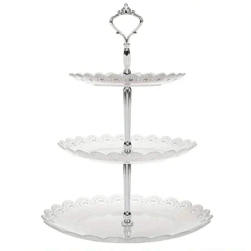 Display Tray - Multi-Layer Plastic Wave Edge by House Of Avana