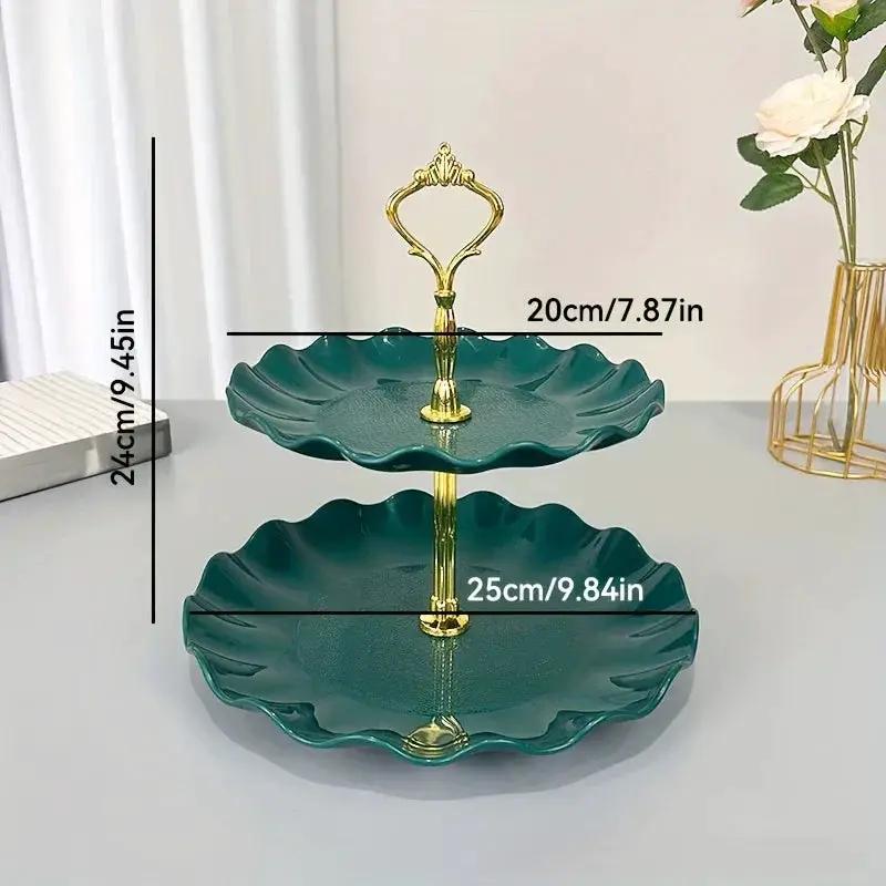 Display Tray - Multi-Layer Plastic Wave Edge by House Of Avana
