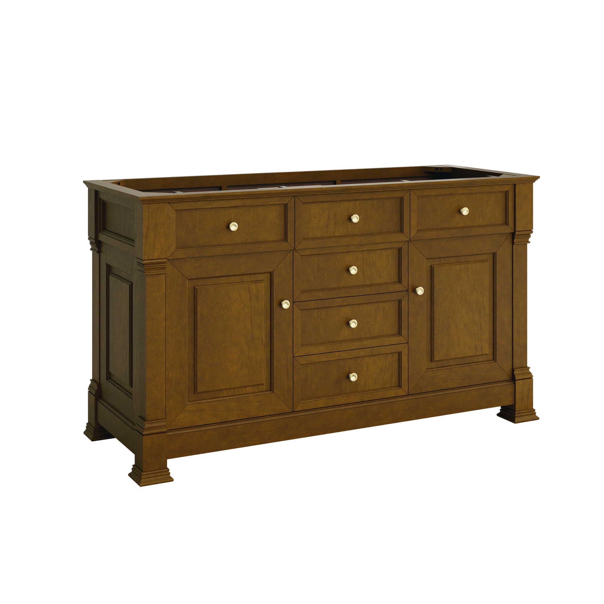James Martin Brookfield 60" Double Bathroom Vanity, Honey Oak by James Martin