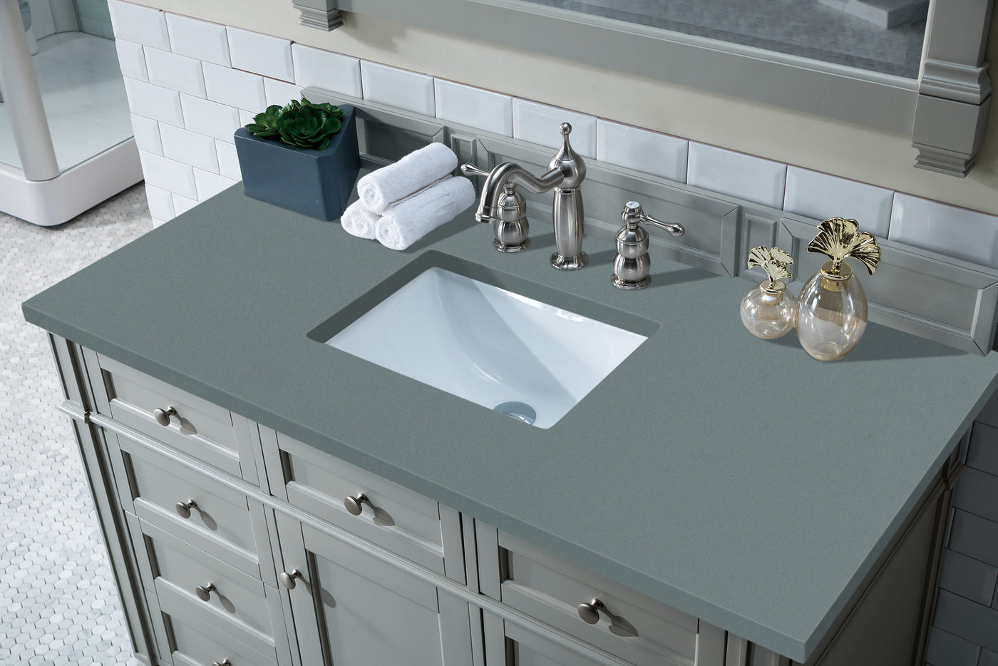 James Martin Brittany 48" Single Bathroom Vanity, Urban Gray by James Martin