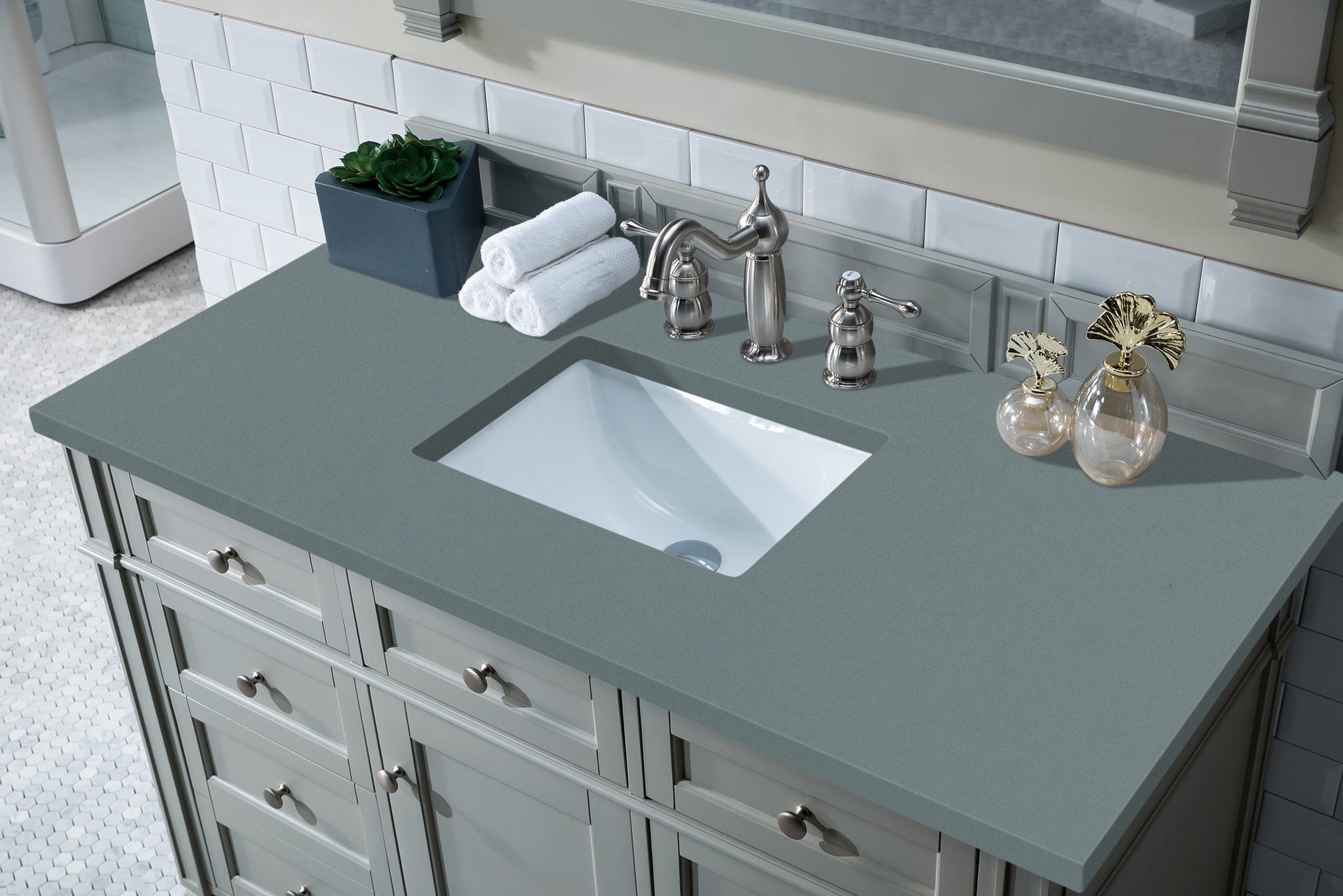 James Martin Brittany 48" Single Bathroom Vanity, Urban Gray by James Martin