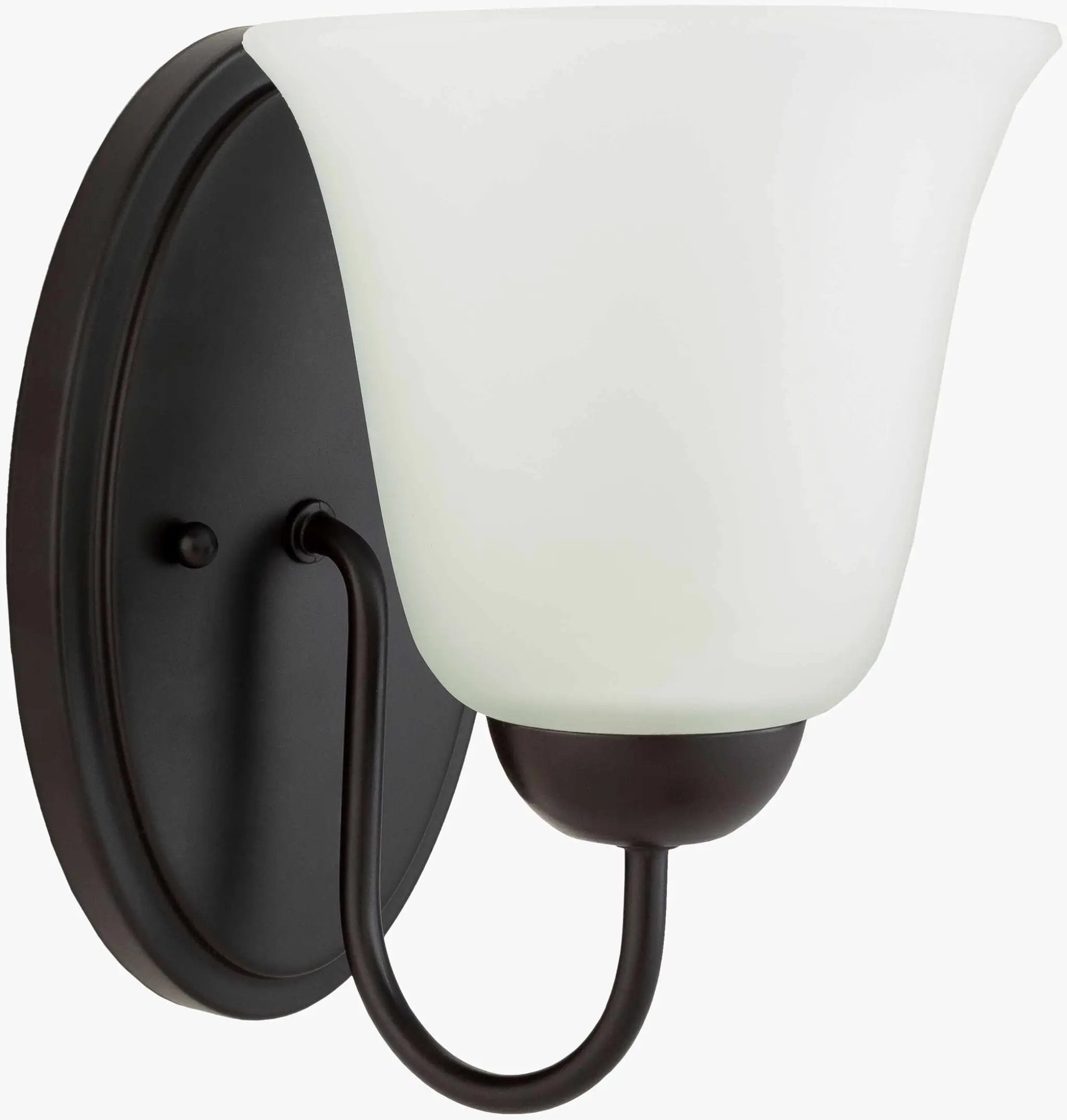 Heysham Black Iron Wall Sconce - Clearance by Boutique Rugs