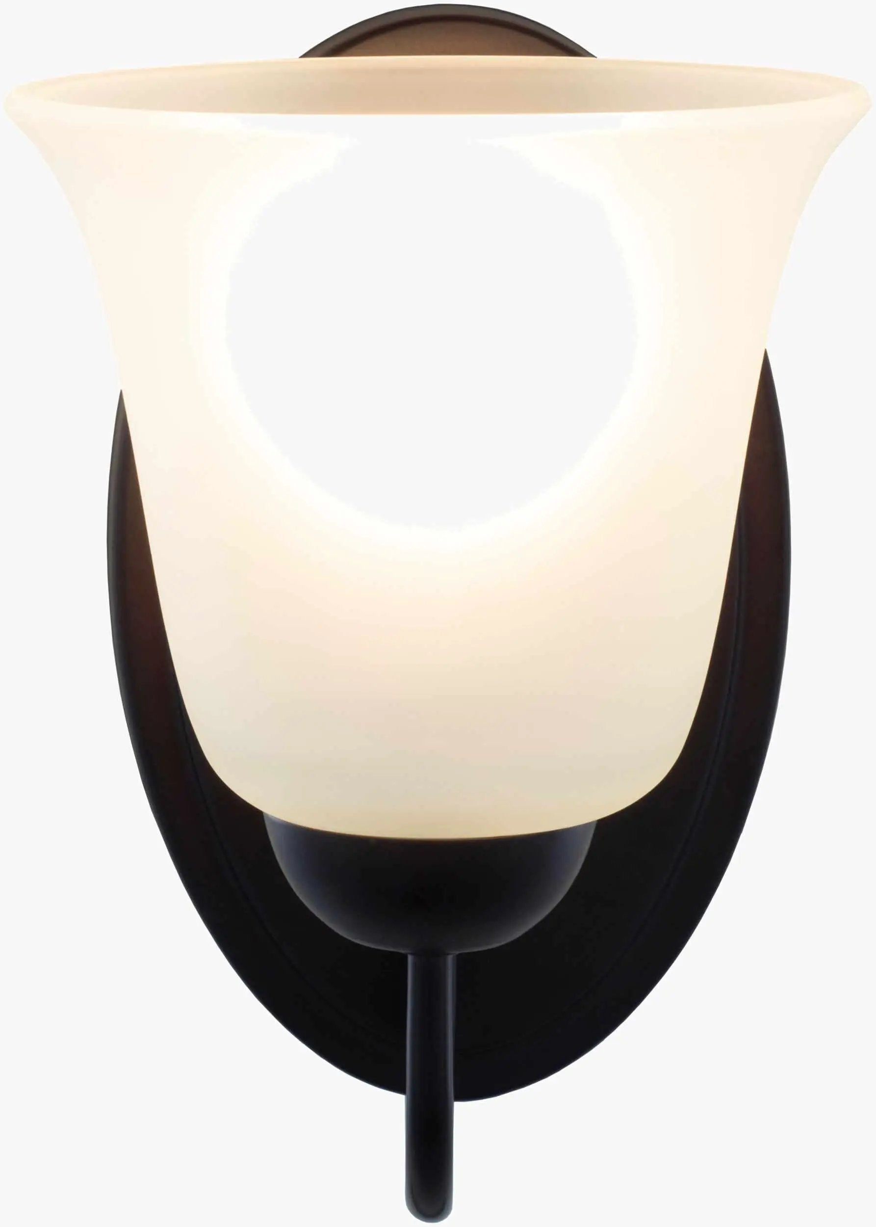 Heysham Black Iron Wall Sconce - Clearance by Boutique Rugs
