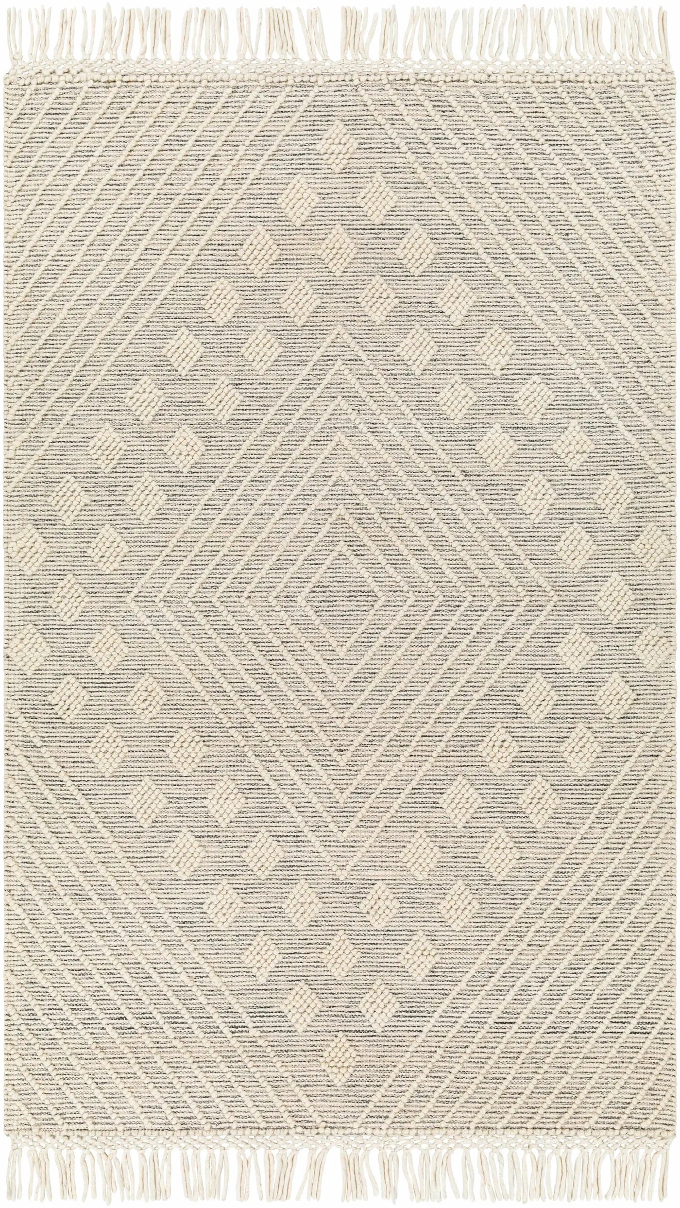 Dama Wool Rug with Tassels - Clearance by Boutique Rugs
