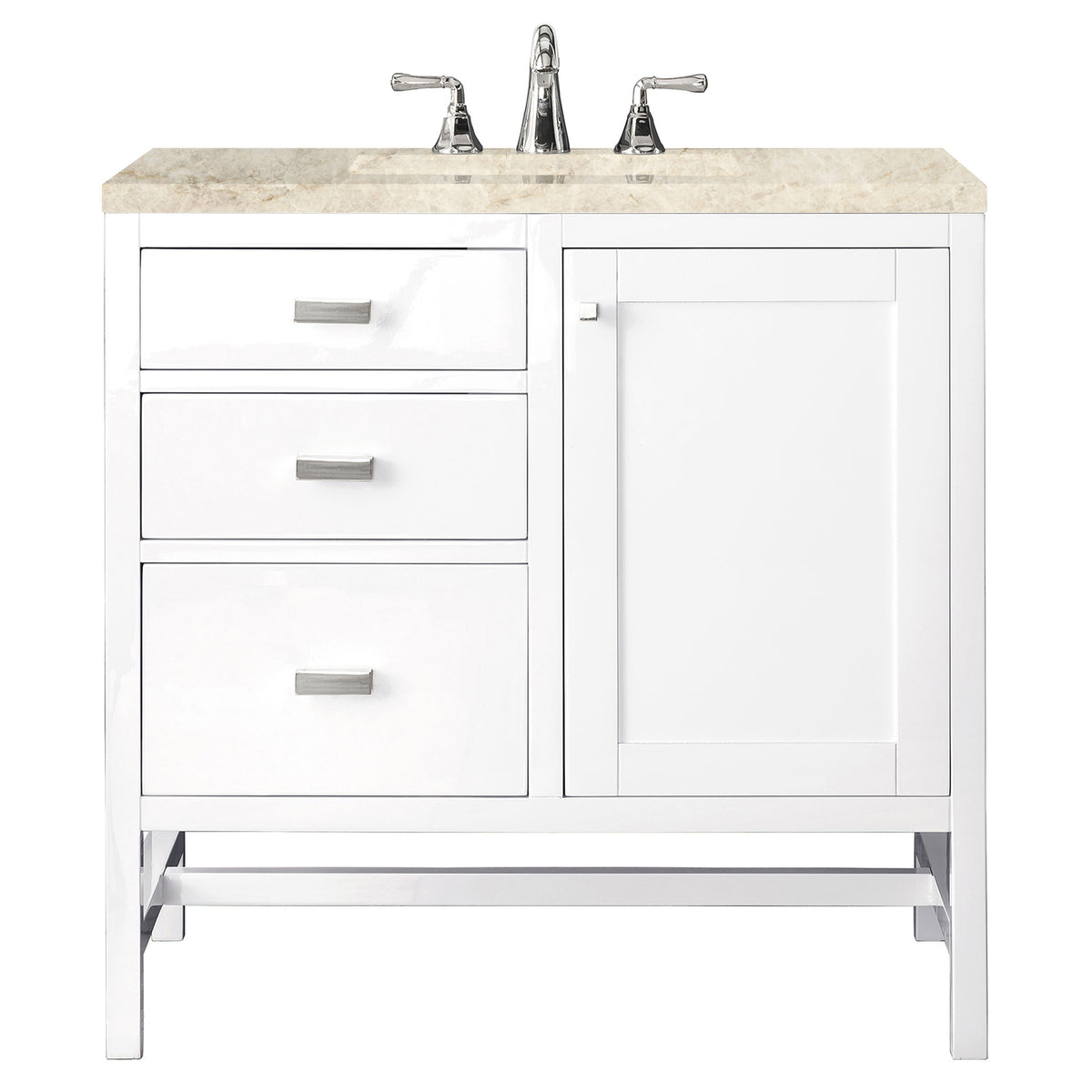 James Martin Addison 36" Single Bathroom Vanity, Glossy White, view 28