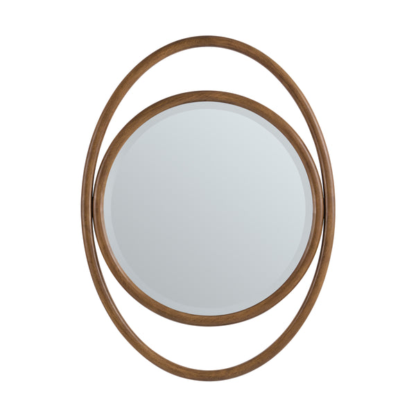James Martin Esca 28" Mirror, Mid-Century Walnut