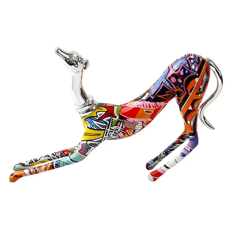 Doberman Statue - Decorative Metal Small by House Of Avana