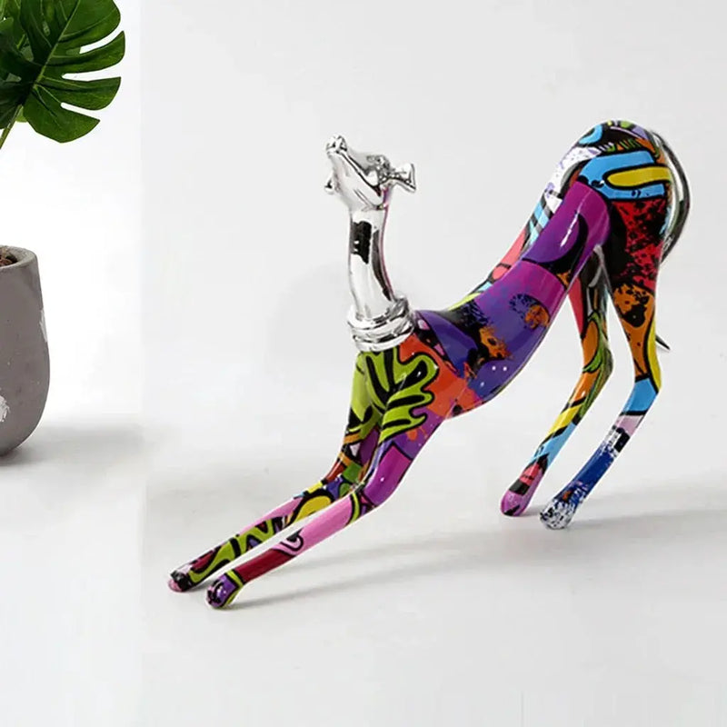 Doberman Statue - Decorative Metal Small by House Of Avana