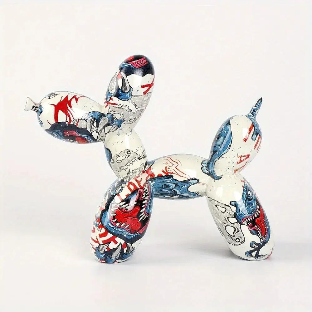 Dog Figurine - Handcrafted Colorful Ceramic by House Of Avana