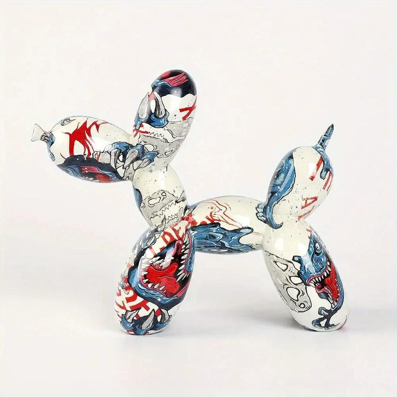 Dog Figurine - Handcrafted Colorful Ceramic by House Of Avana