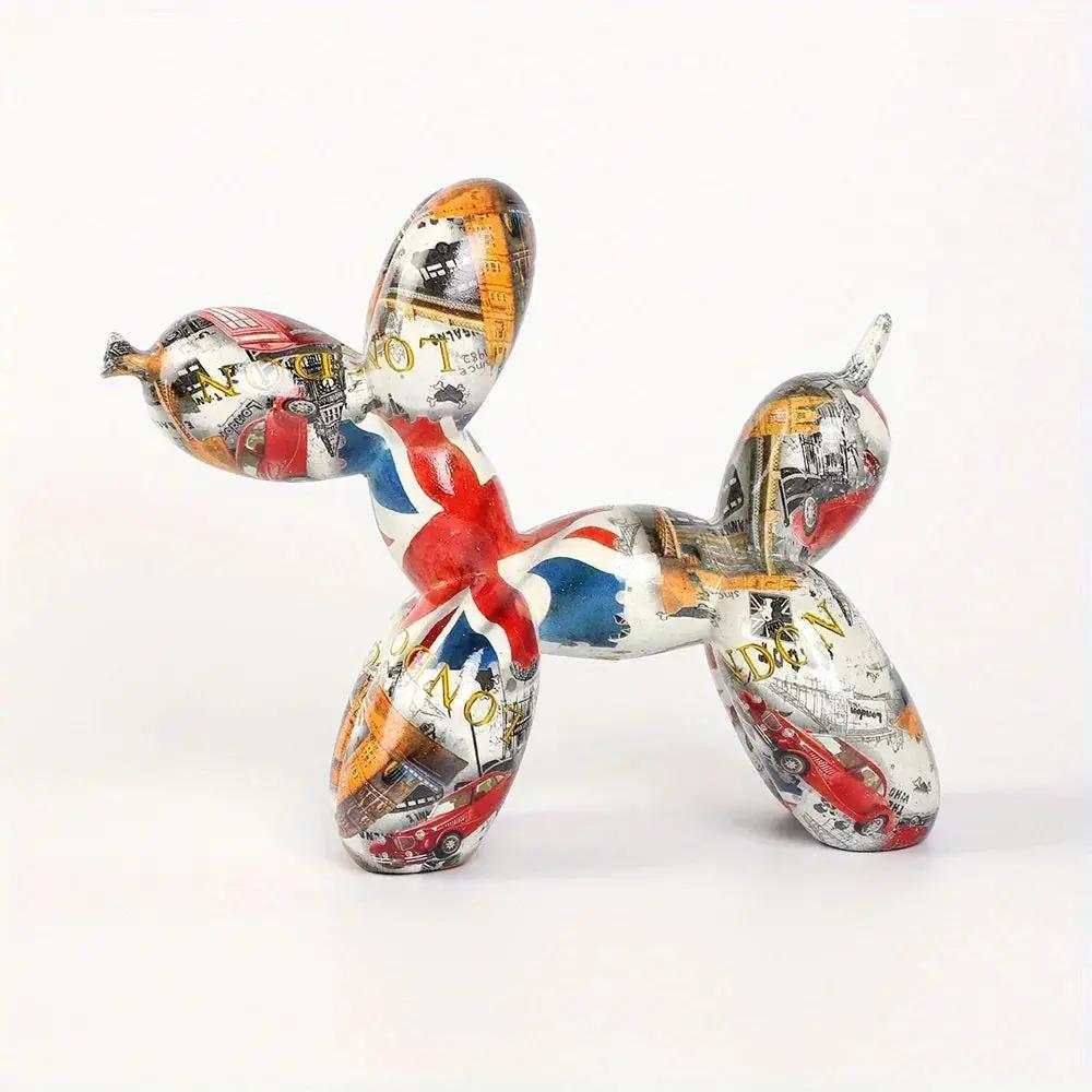 Dog Figurine - Handcrafted Colorful Ceramic by House Of Avana