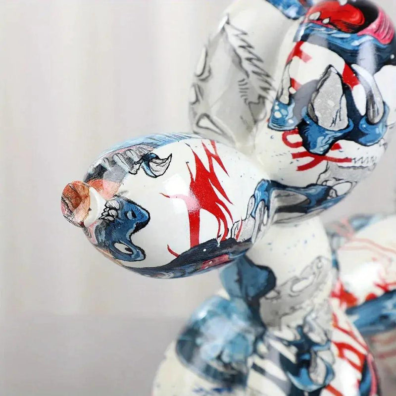 Dog Figurine - Handcrafted Colorful Ceramic by House Of Avana