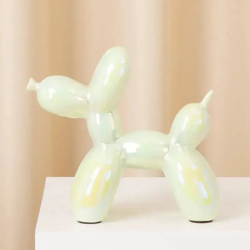 Dog Figurine - Handmade Ceramic Orange by House Of Avana
