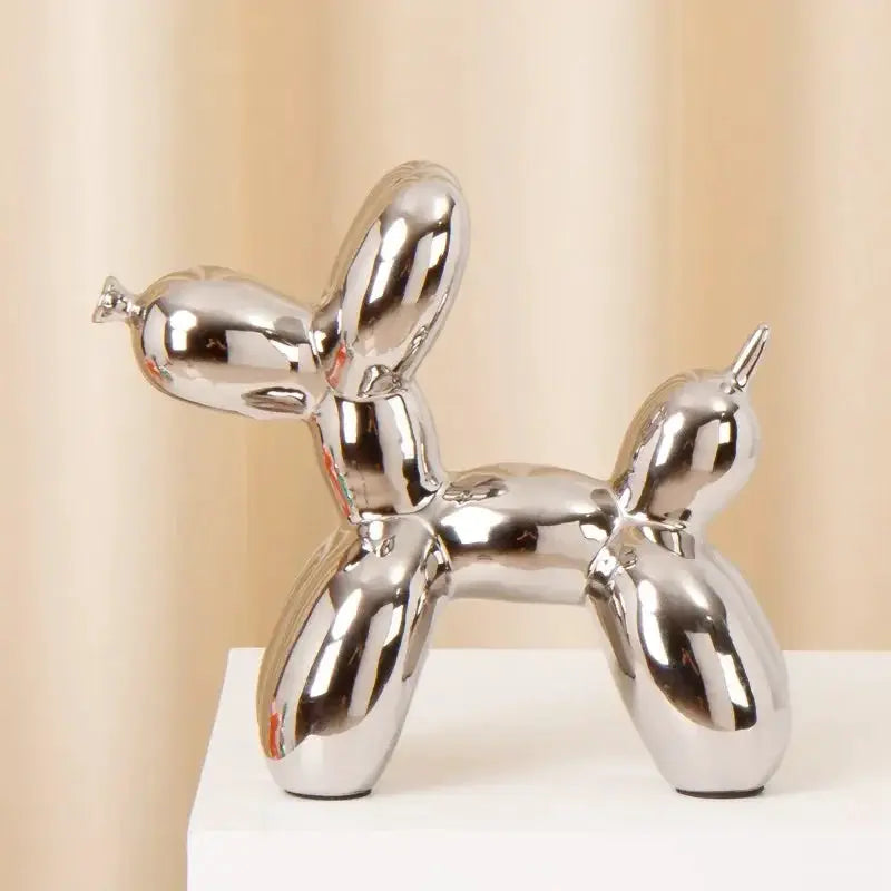 Dog Figurine - Handmade Ceramic Orange by House Of Avana