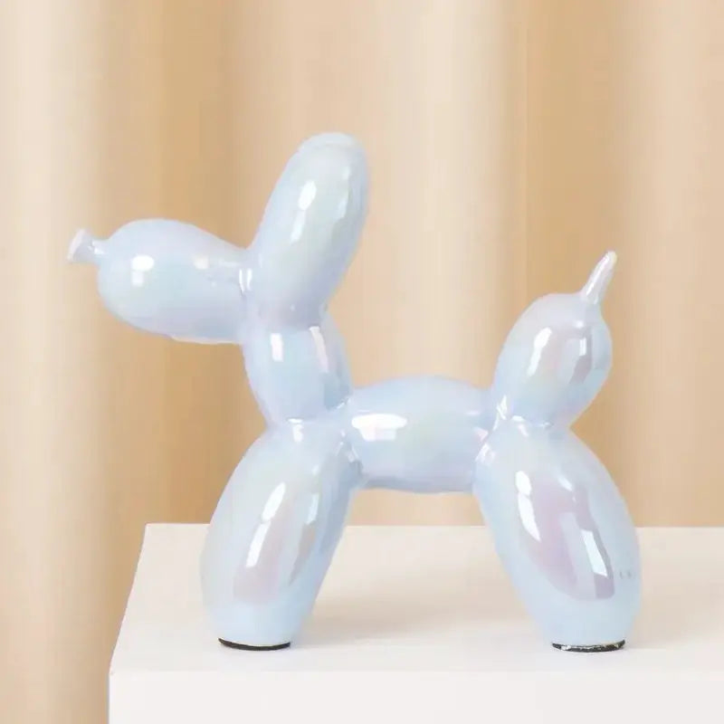 Dog Figurine - Handmade Ceramic Orange by House Of Avana