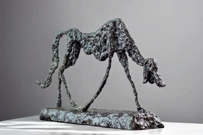Dog Statue - Abstract Bronze Small by House Of Avana