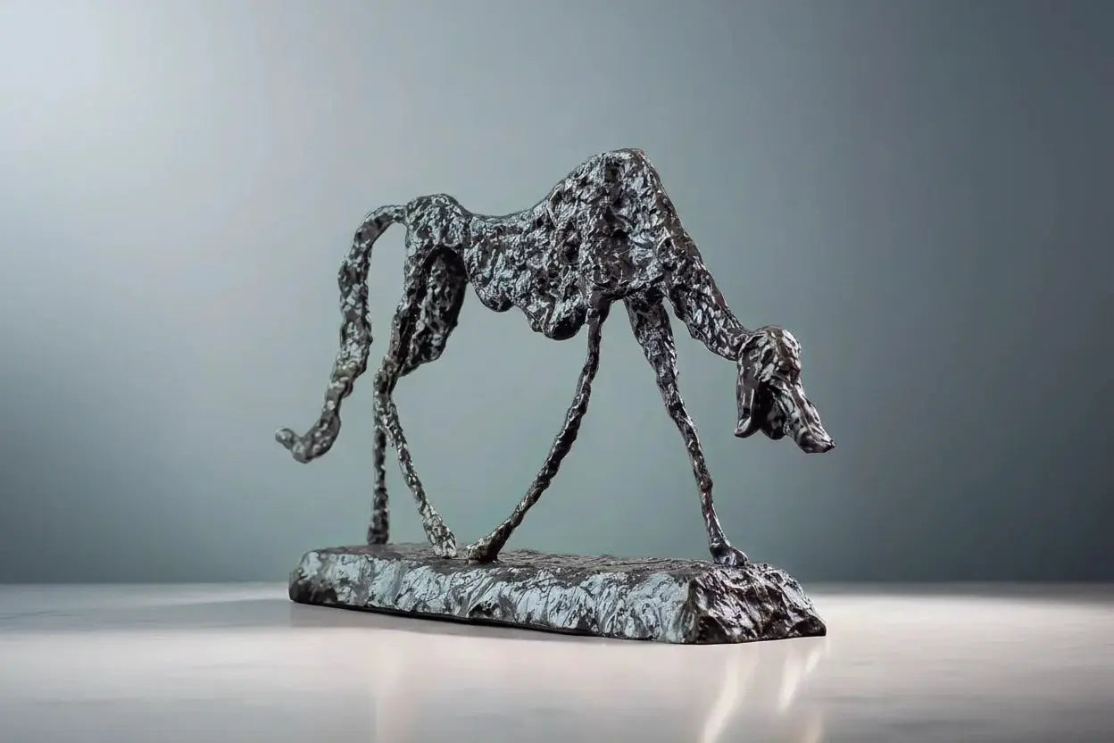 Dog Statue - Abstract Bronze Small by House Of Avana