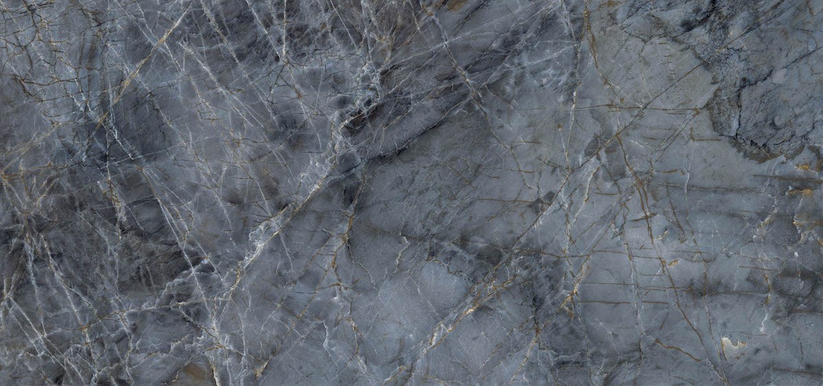 Dolcissima Brilho Azul Polished Marble Look Porcelain Slab 60x126 12mm Bookmatch B close up