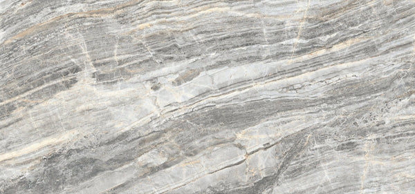 Dolcissima Grigio Trambisera Natural Marble Look Porcelain Slab 60x126 12mm Bookmatch A close up, view 2