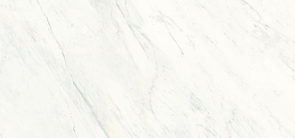 Dolcissima Luxe White Natural Marble Look Porcelain Slab 60x126 12mm Bookmatch A close up