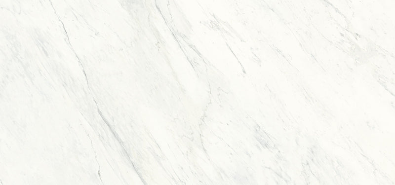 Dolcissima Luxe White Natural Marble Look Porcelain Slab 60x126 12mm Bookmatch A close up
