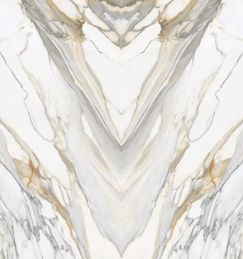 Dolcissima Macchia Vecchia Natural Marble Look Porcelain Slab 60x126 12mm Bookmatch A, several pieces laid together
