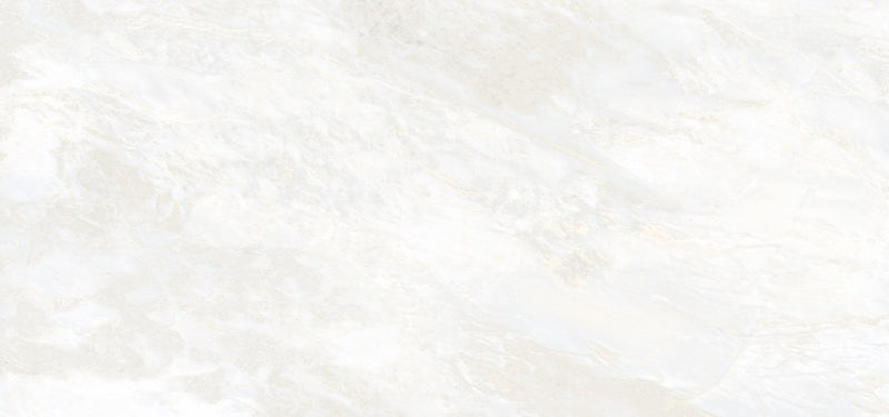 Dolcissima Namibia White Polished Marble Look Porcelain Slab 60x126 12mm close up