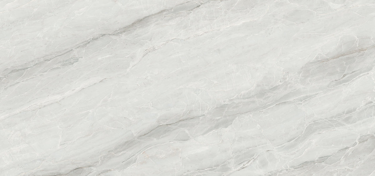 Dolcissima Pietra Bianca Natural Marble Look Porcelain Slab 60x126 12mm Bookmatch B close up