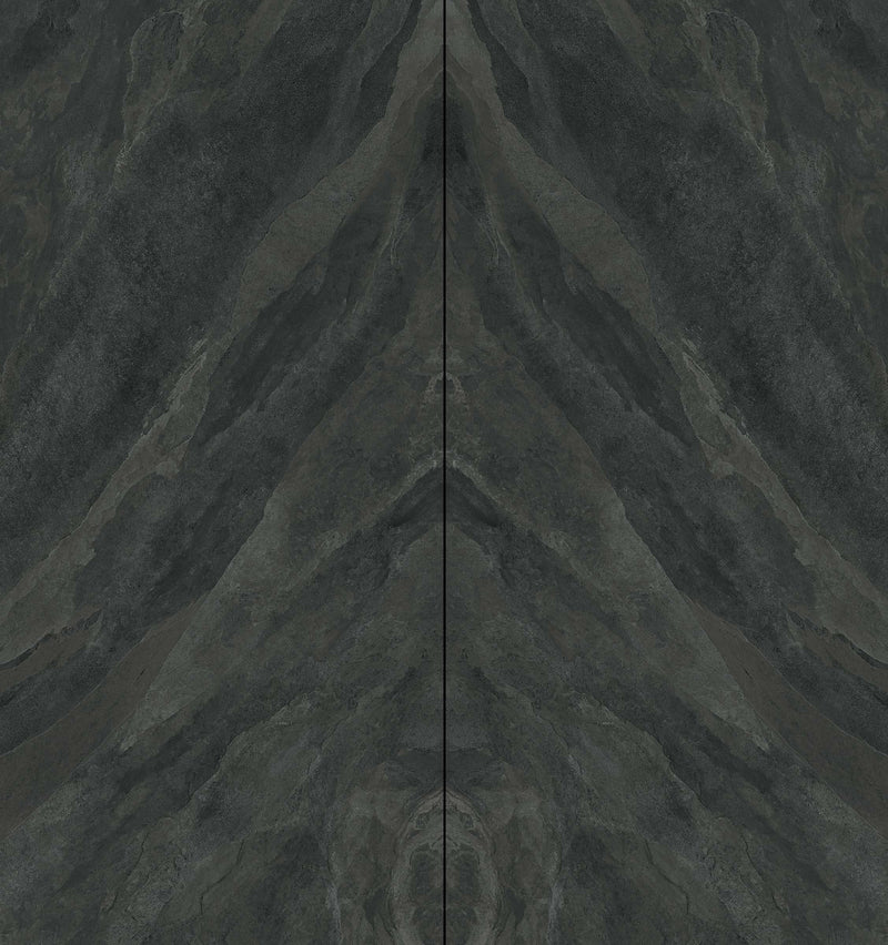 Dolcissima Pietra Scura Natural Marble Look Porcelain Slab 60x126 12mm Bookmatch B shown as a bookmatched pair