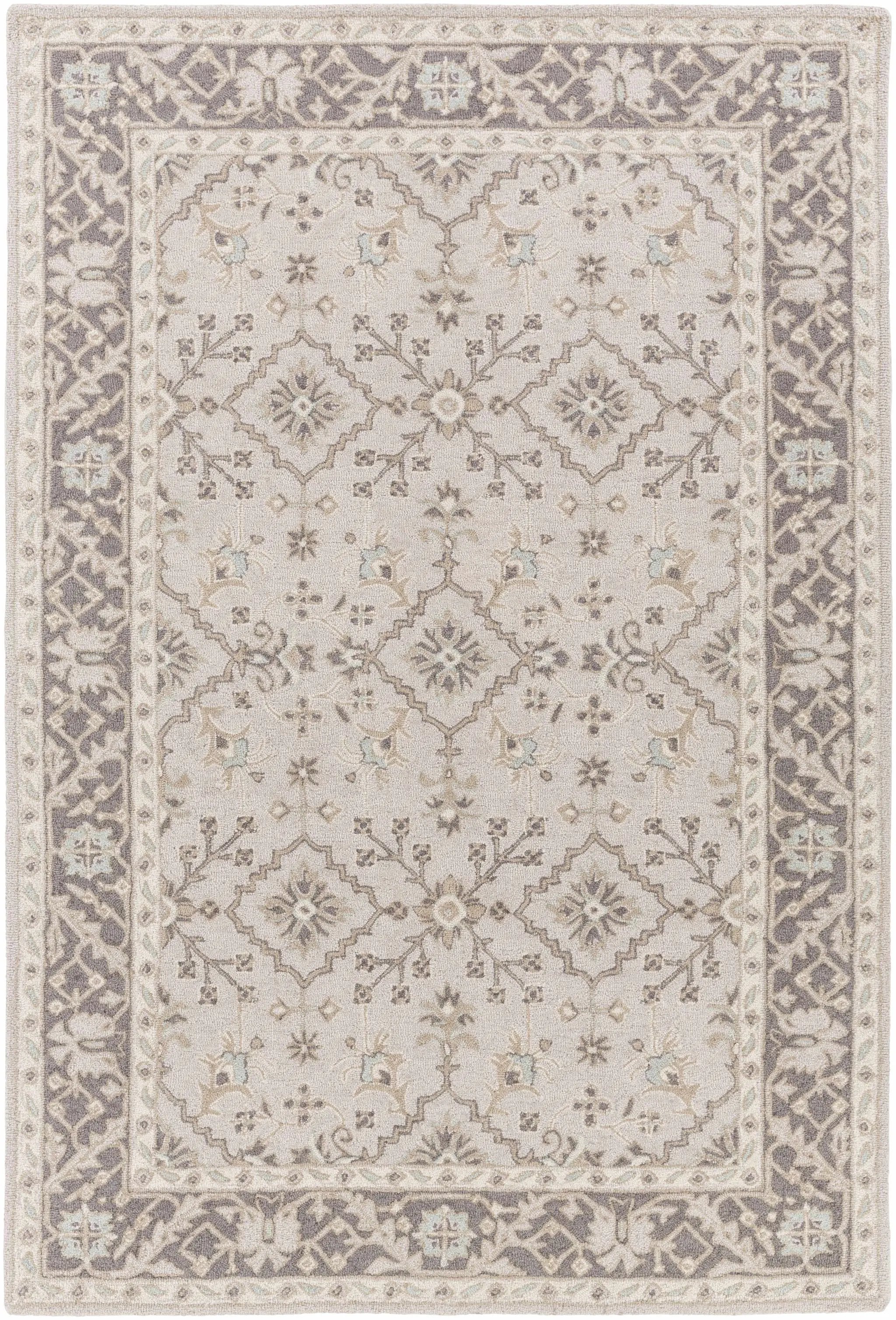 Dooling Light Brown Wool Carpet - Clearance by Boutique Rugs