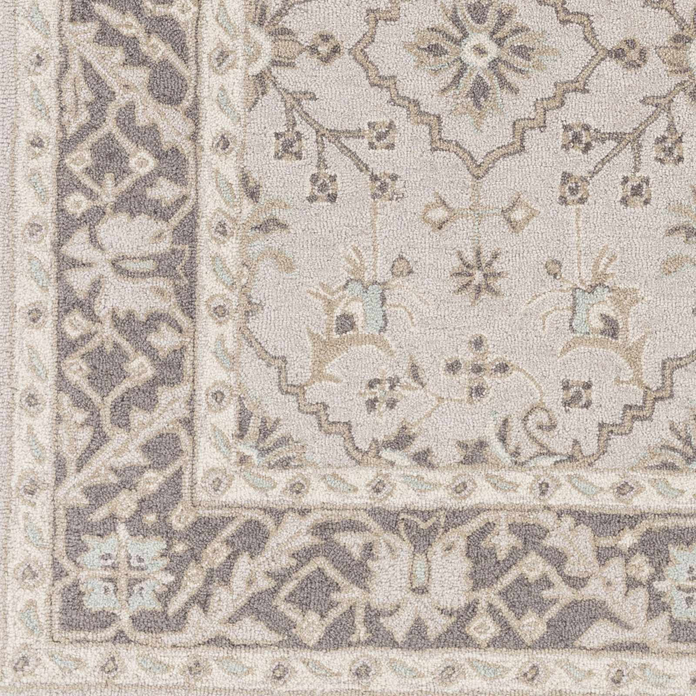 Dooling Light Brown Wool Carpet - Clearance by Boutique Rugs