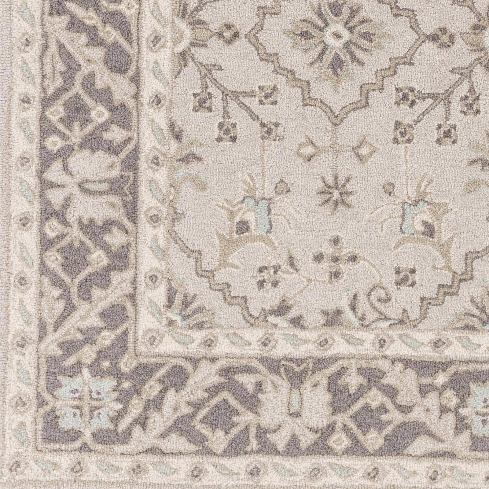Dooling Light Brown Wool Carpet - Clearance by Boutique Rugs