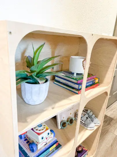 GRACE- Modern Toy Shelf by Bush Acres