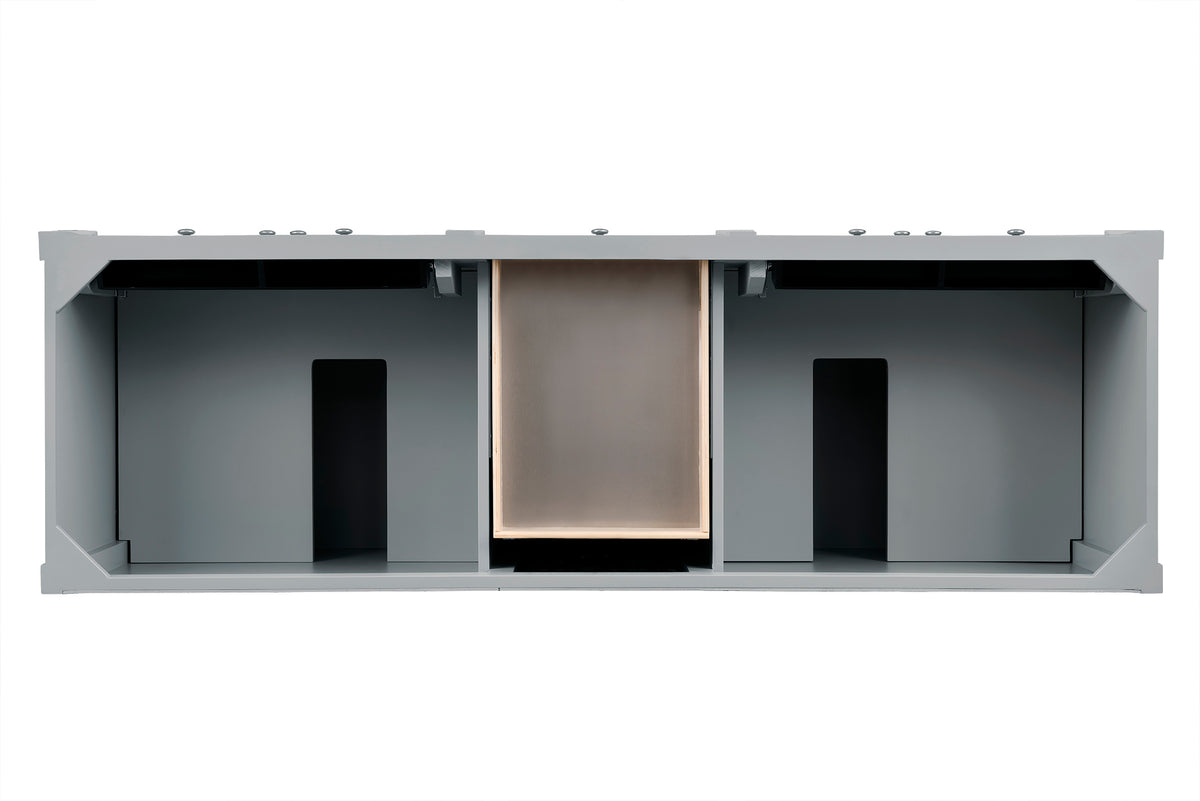 James Martin Brittany 72" Double Bathroom Vanity, Urban Gray, view 21
