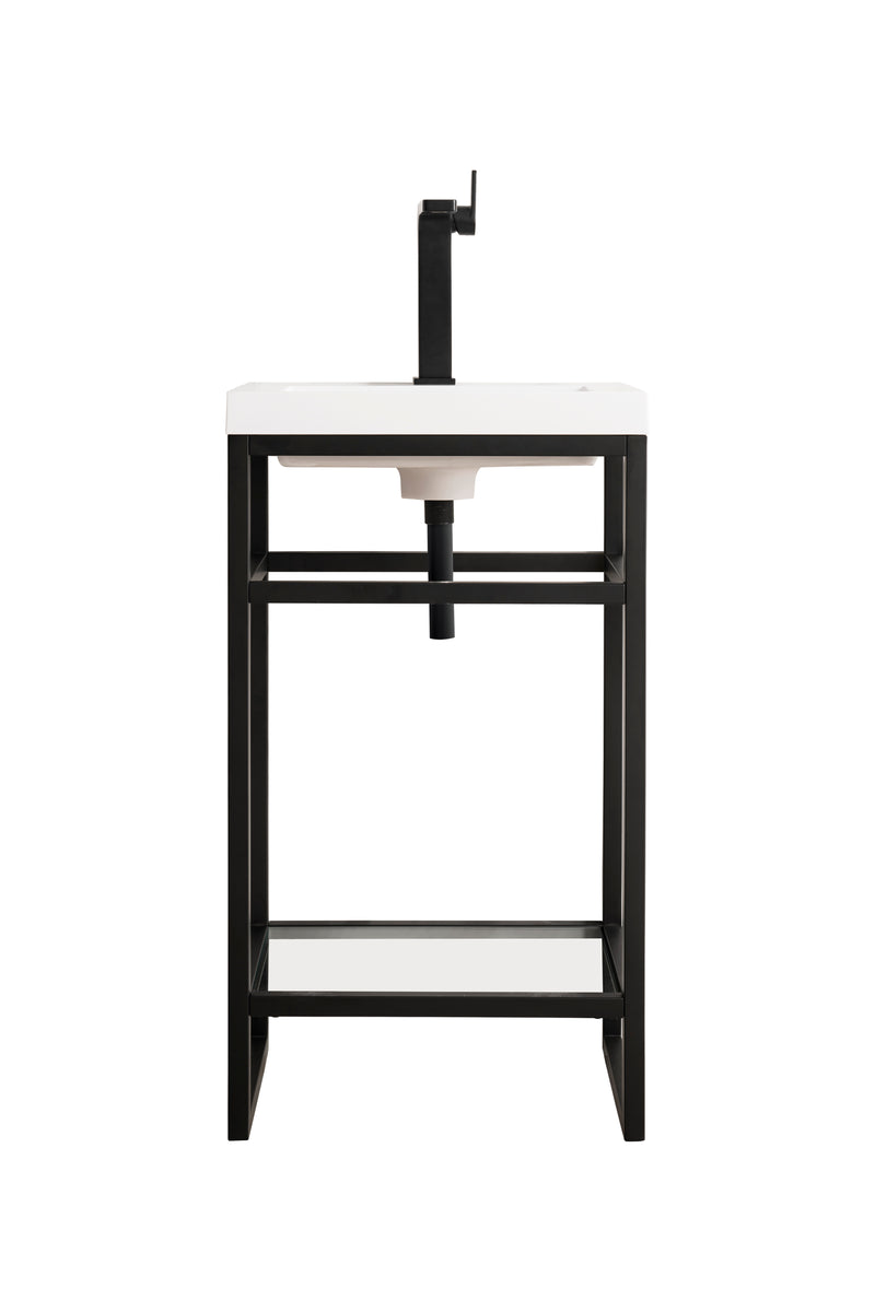 James Martin Boston 20" Single Console Vanity, Matte Black by James Martin