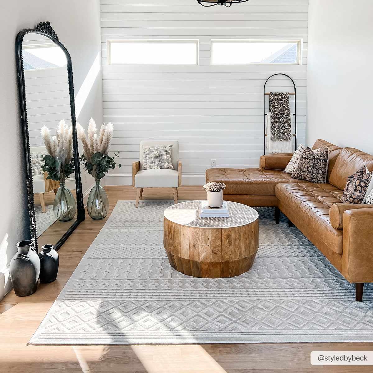 Drago White Washable Area Rug by Boutique Rugs