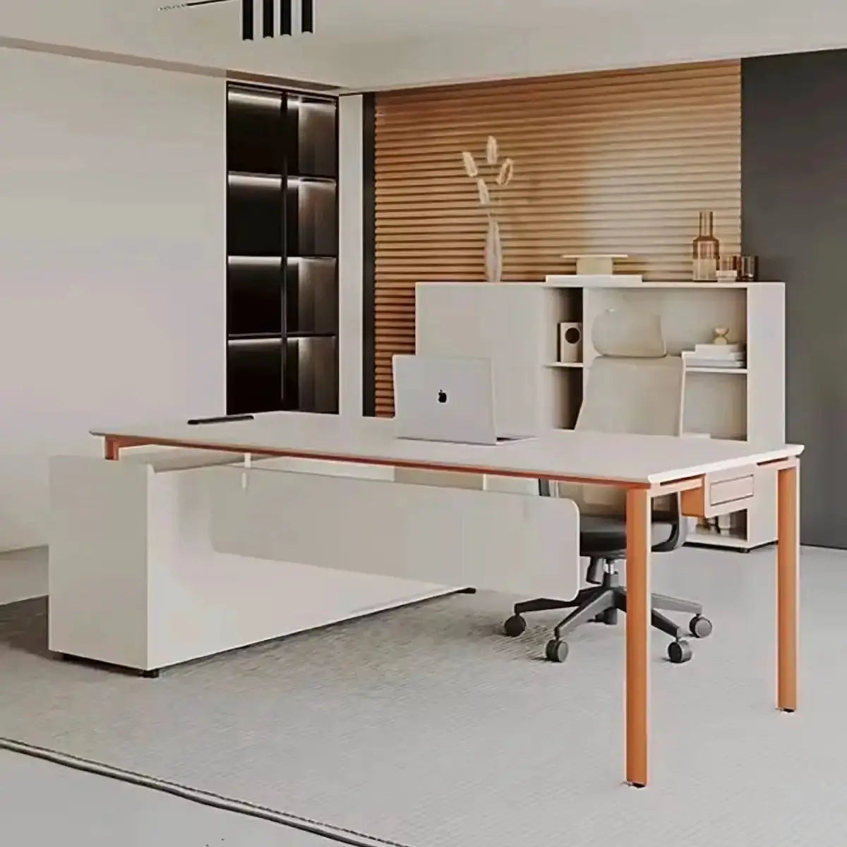 Selby · White L-Shaped Desk by Arc Grove