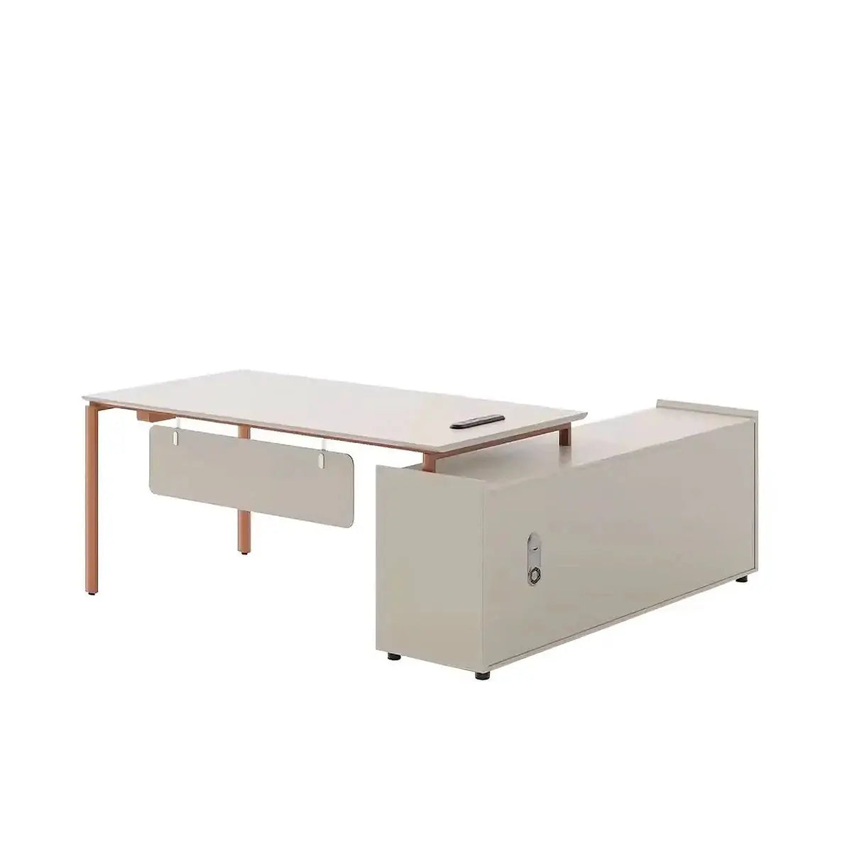 Selby · White L-Shaped Desk by Arc Grove