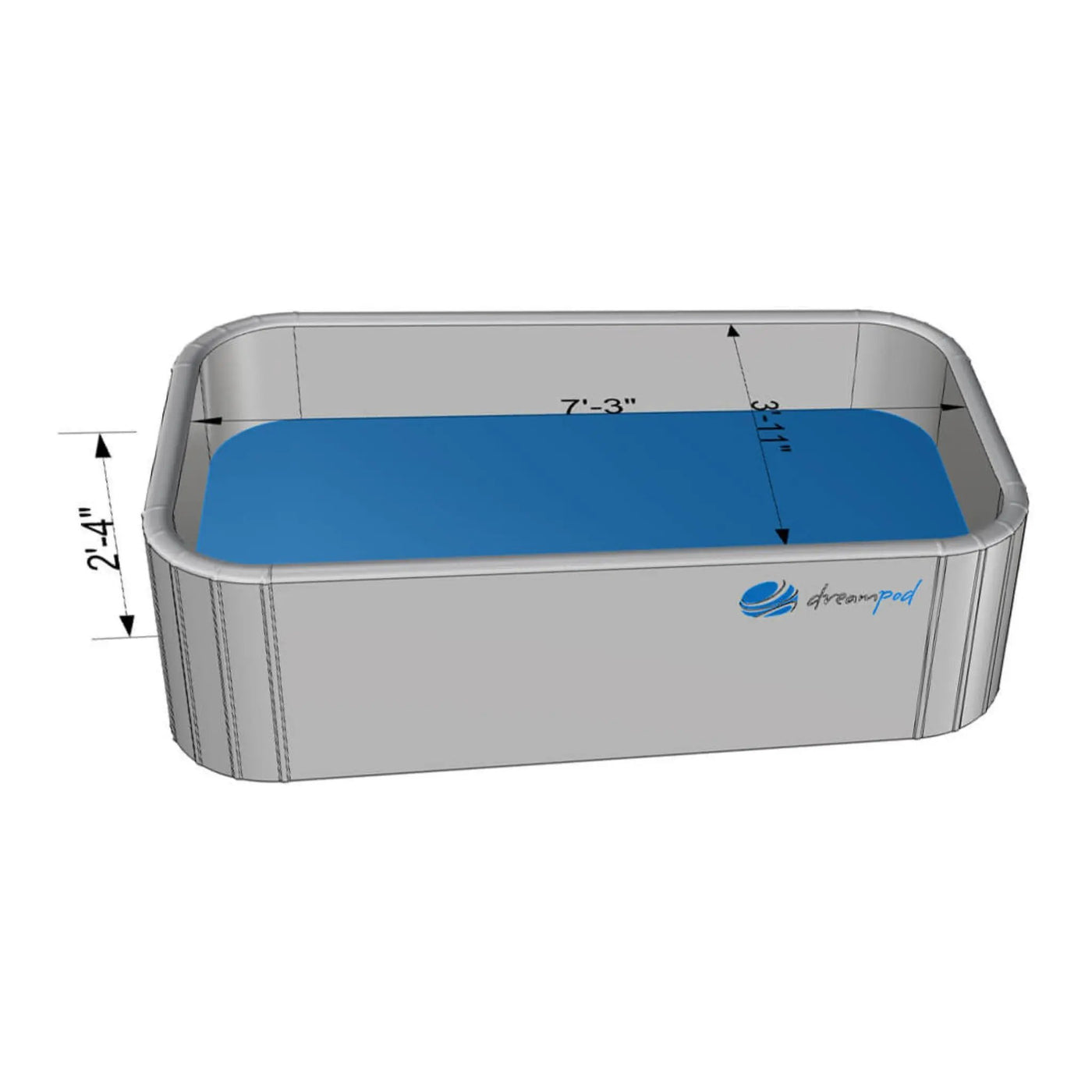 Dreampod Home Float Flex Premium Inflatable Pvc Reinforced Floatation Tank [DPFP104GPE] (SAK36706) by SAKSBY WHOLESALE