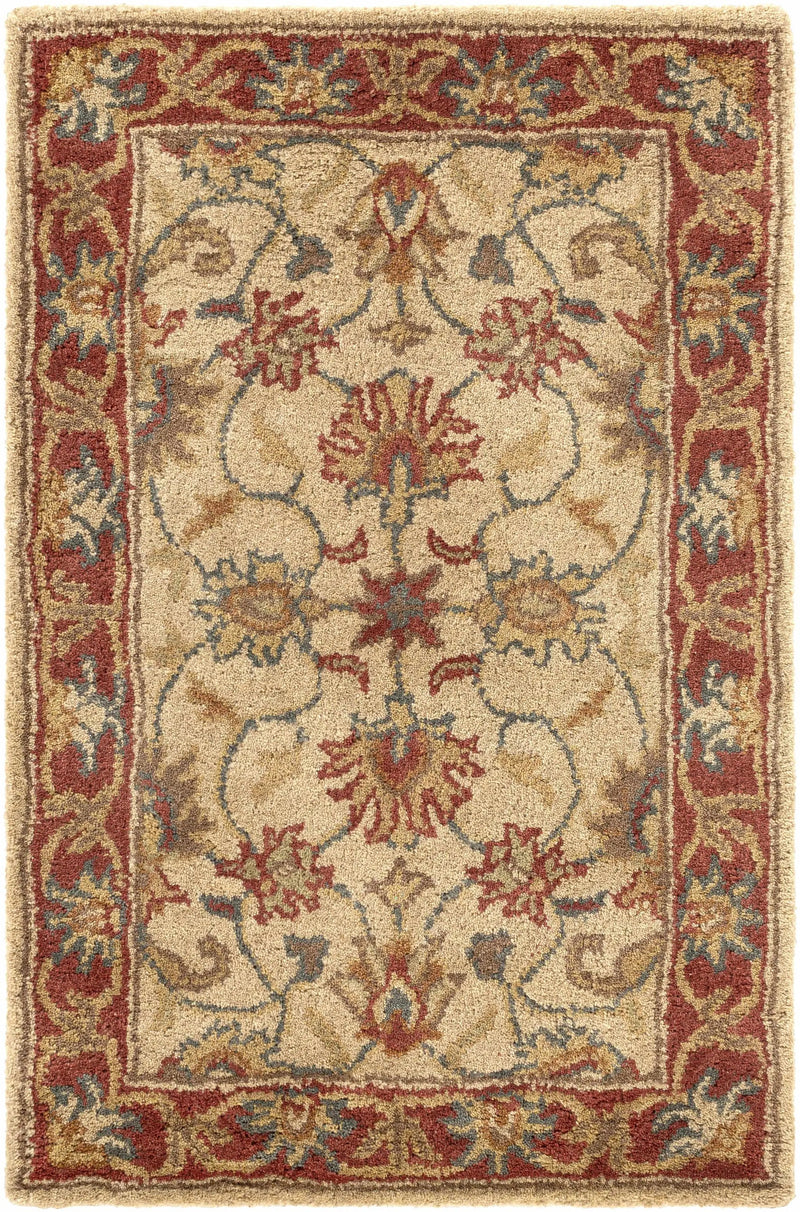 Cherryfield Hand Tufted Brown & Rust 1001 Wool Rug by Boutique Rugs
