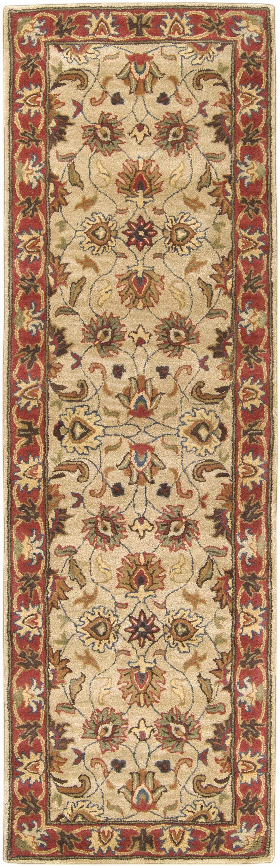 Cherryfield Hand Tufted Brown & Rust 1001 Wool Rug by Boutique Rugs