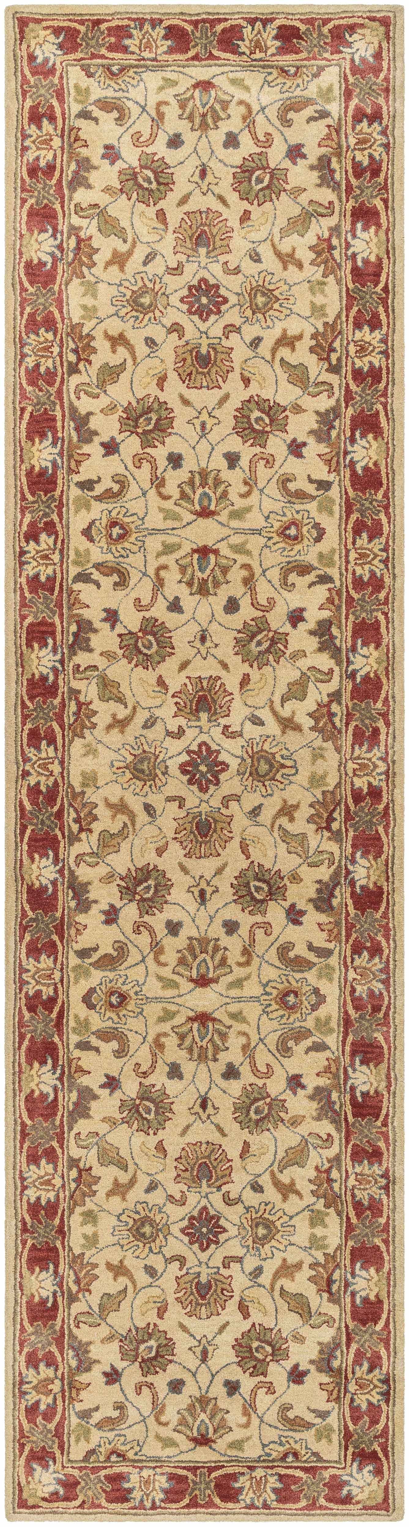 Cherryfield Hand Tufted Brown & Rust 1001 Wool Rug by Boutique Rugs