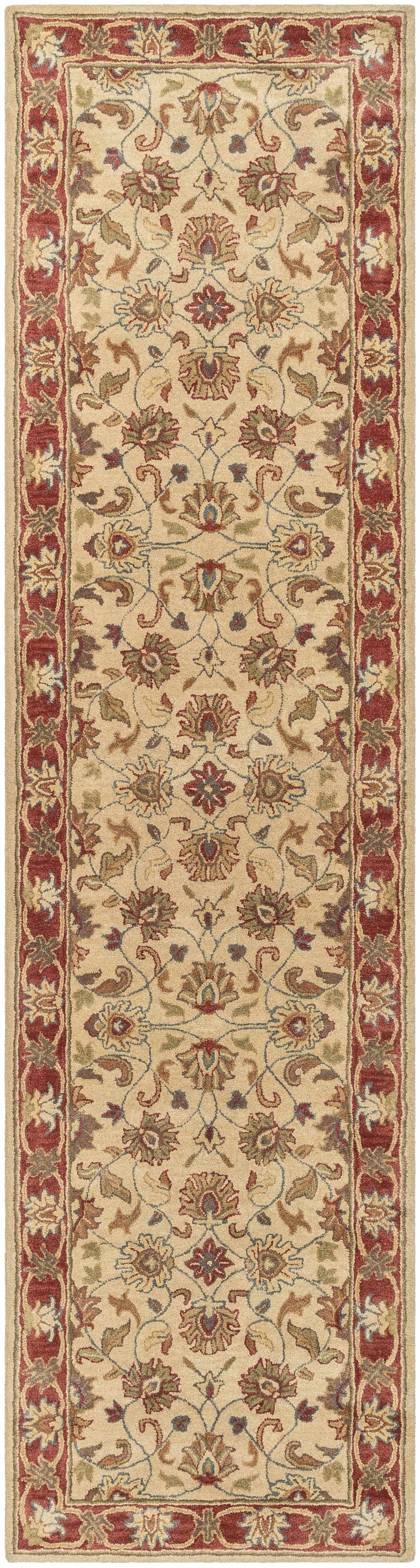 Cherryfield Hand Tufted Brown & Rust 1001 Wool Rug by Boutique Rugs