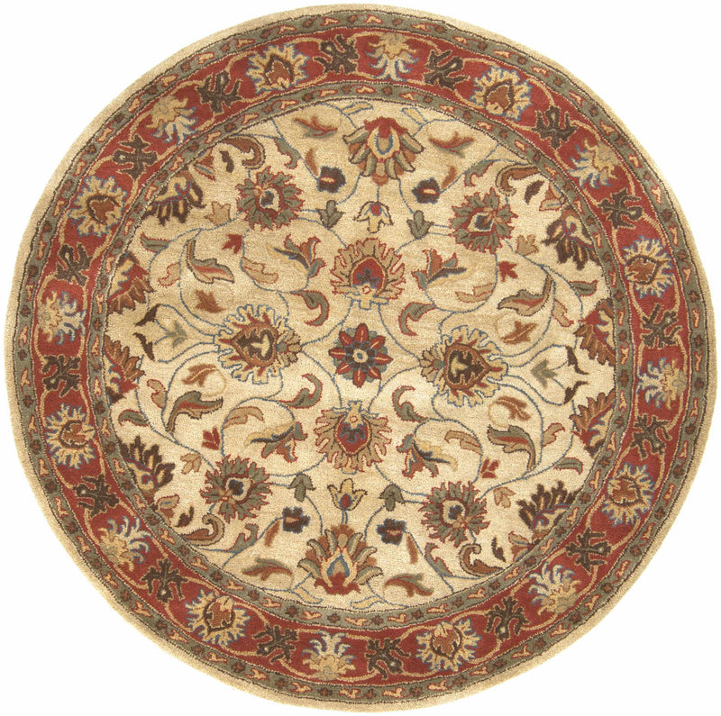 Cherryfield Hand Tufted Brown & Rust 1001 Wool Rug by Boutique Rugs