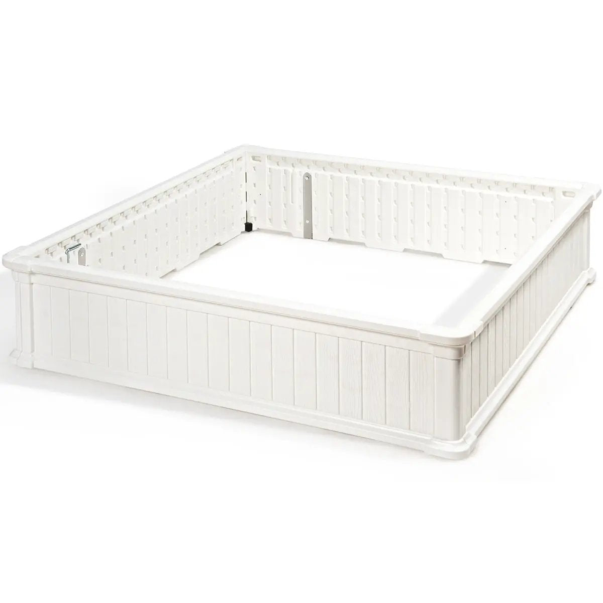 48 Inch Raised Garden Bed Planter for Flower Vegetables Patio by DirectDeals